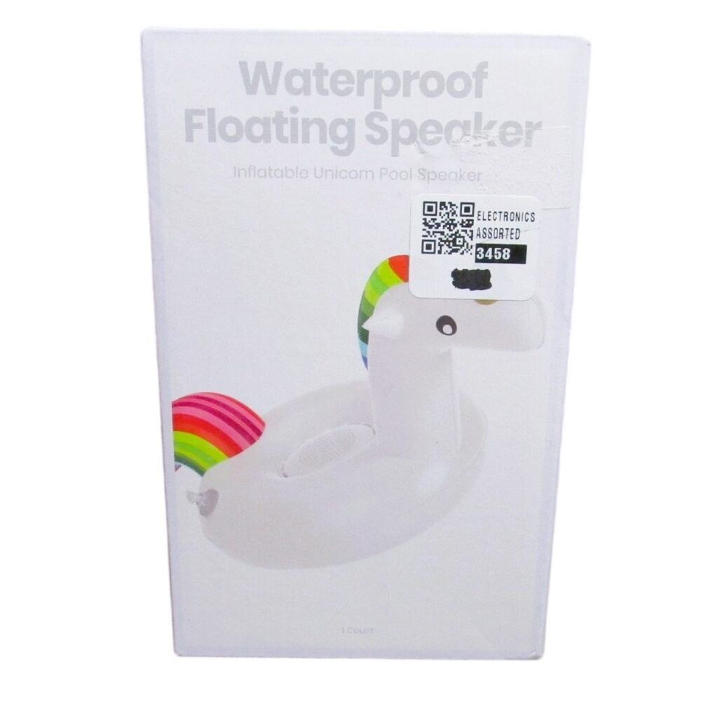 Waterproof Floating Unicorn Pool Speaker Bluetooth Wireless, IPX7, 4‑Hr Battery